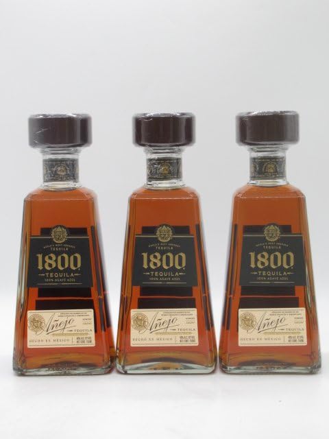 クエルボ 1800 アネホ 40度 750ml 3本セット Amazon.co.jp: 【3本セット】 クエルボ 1800 アネホ 並行品 40度 750ml